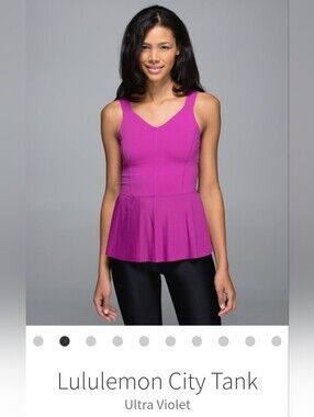 Lululemon City Tank- Sz 8 - Ultra Violet EUC